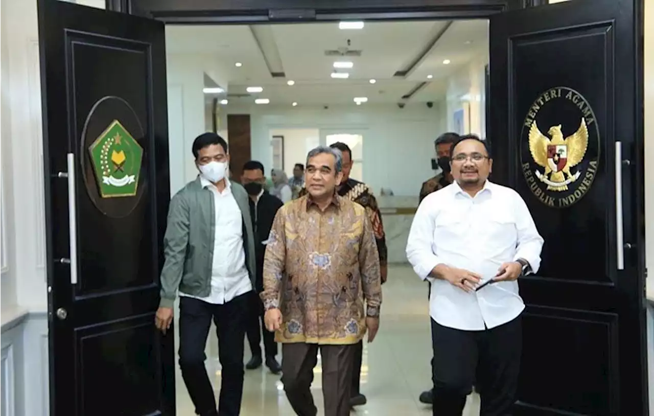 Bertemu Sekjen Gerindra, Menag Yaqut Deg-degan soal Perkembangan Politik