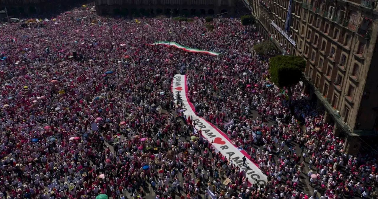 FOTOGALERÍA: Así se vivió la segunda marcha de la oposición en el Zócalo de CdMx