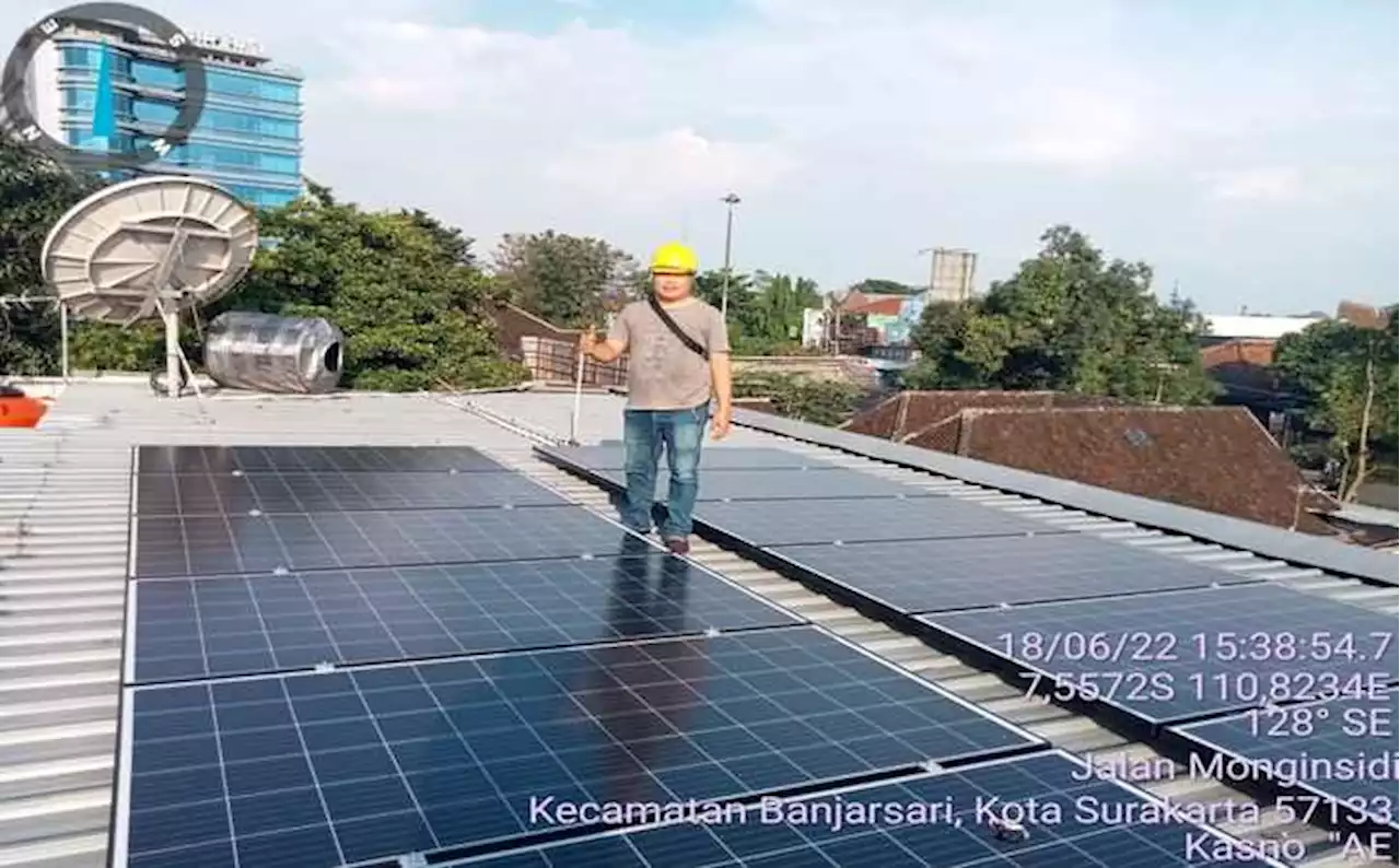 Pakai Panel Surya, SPBU Pertamina di Solo Hemat Tagihan Listrik Rp1 Juta/Bulan