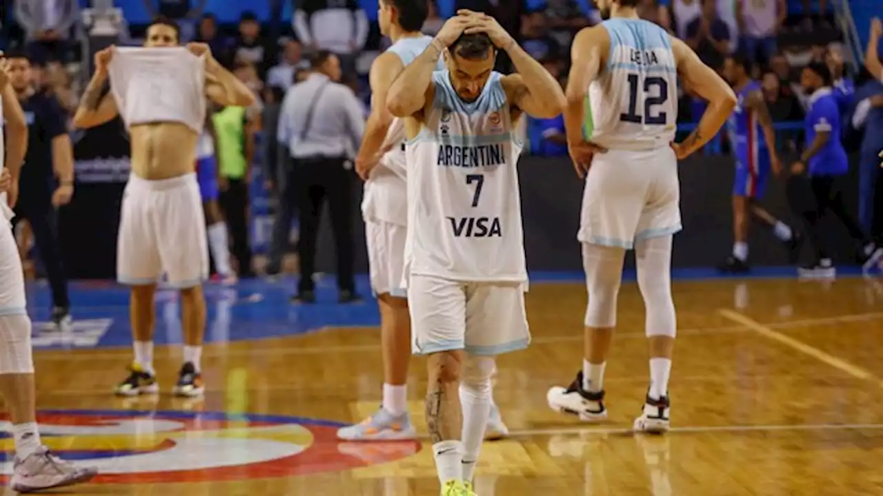 Dura derrota y decepción: Argentina perdió con República Dominicana y quedó afuera del Mundial de básquet