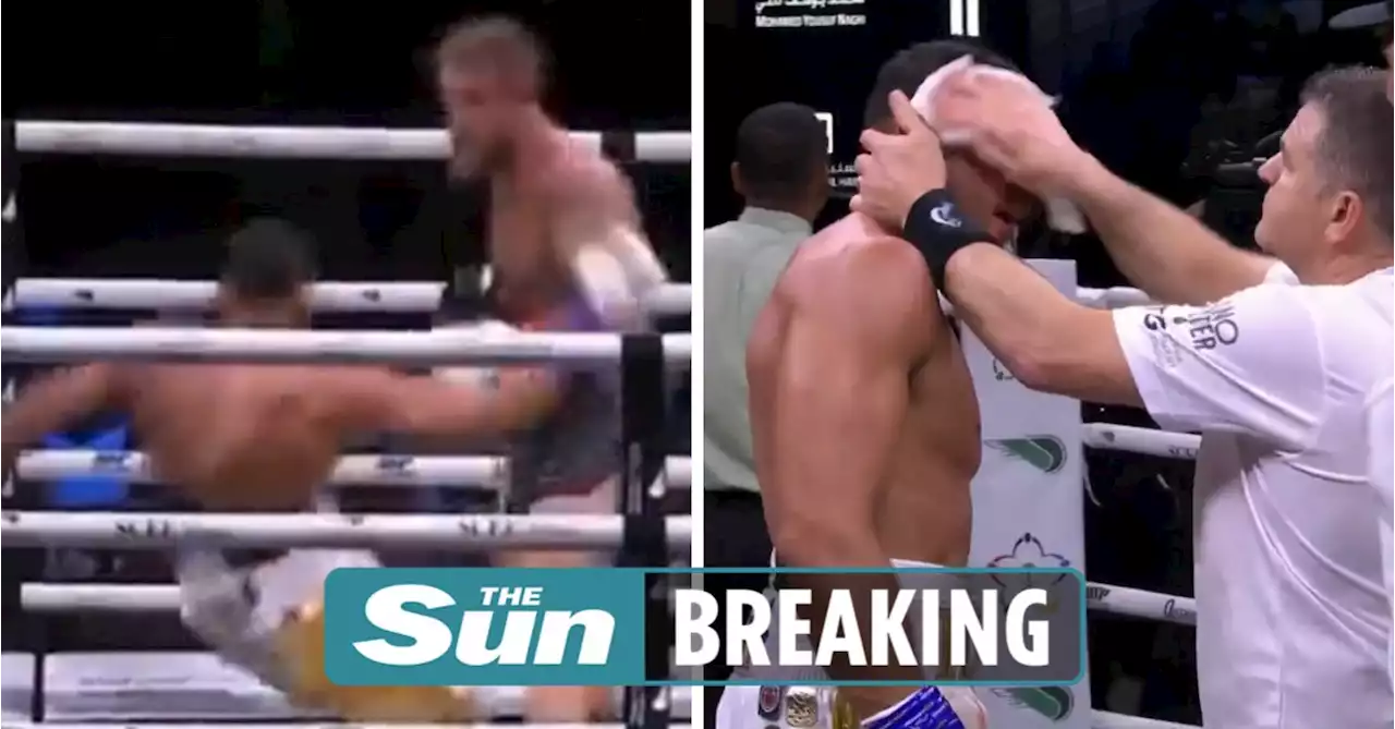 Fury breaks down in tears as he survives knockdown to win against Jake Paul