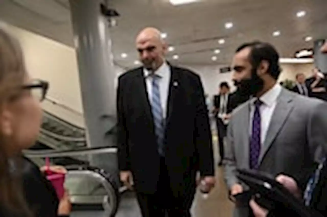 Sen. Fetterman remains hospitalized, 'on path to recovery,’ office says