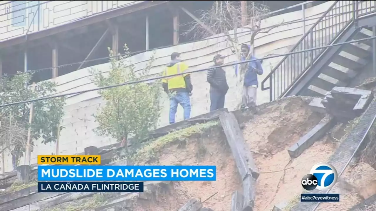 Mudslide and fallen trees leave residents assessing damage following last weekend's storm