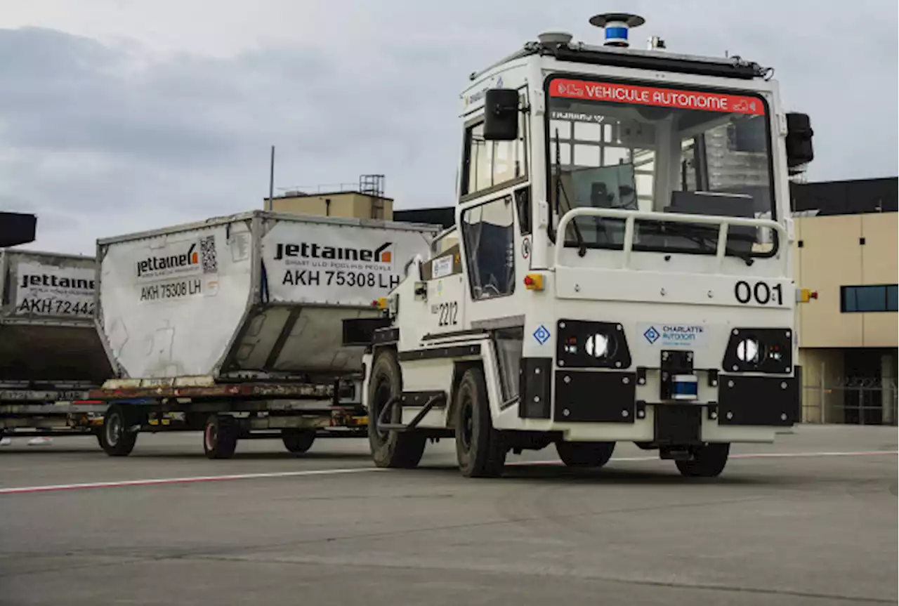 Flughafen Frankfurt testet autonomes Gepäckfahrzeug