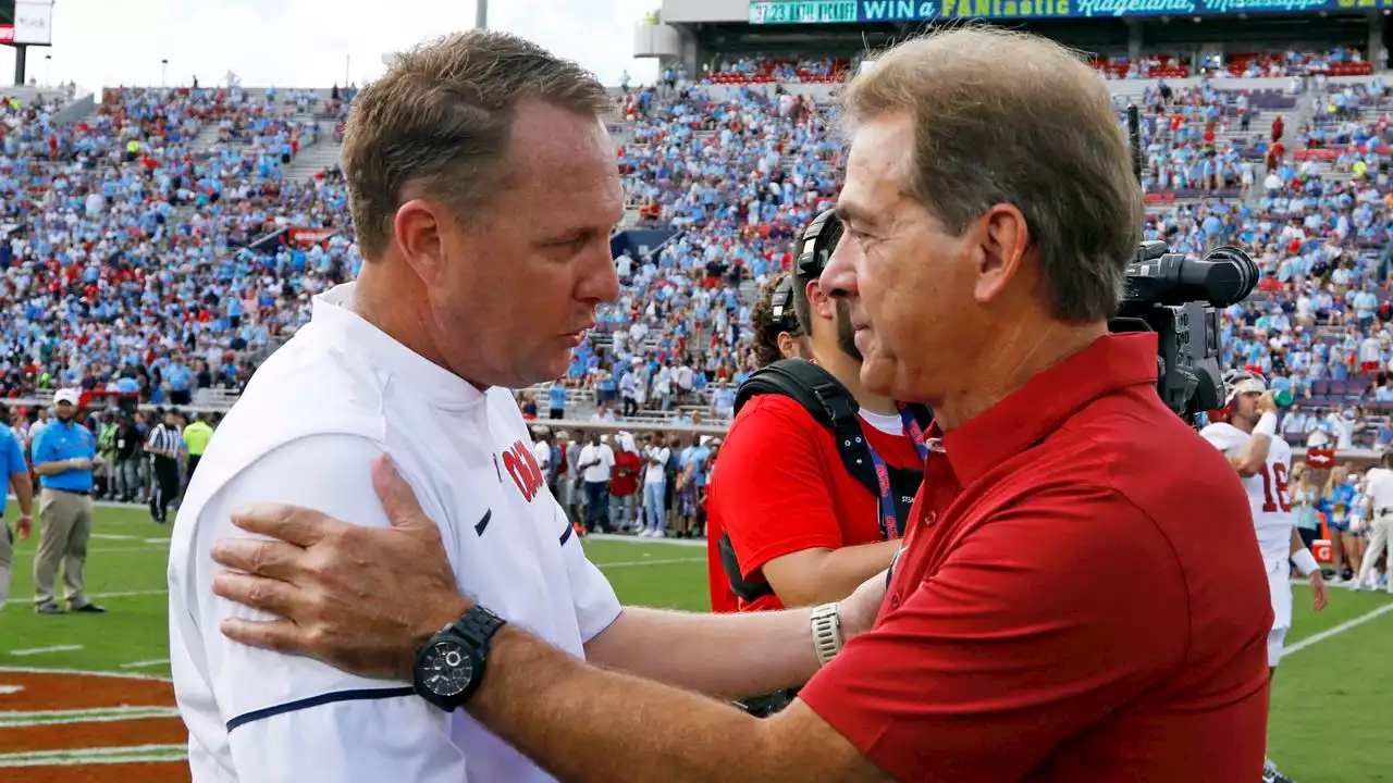 Nick Saban called Hugh Freeze before Alabama hired assistant; Freeze ‘jealous’ of hire