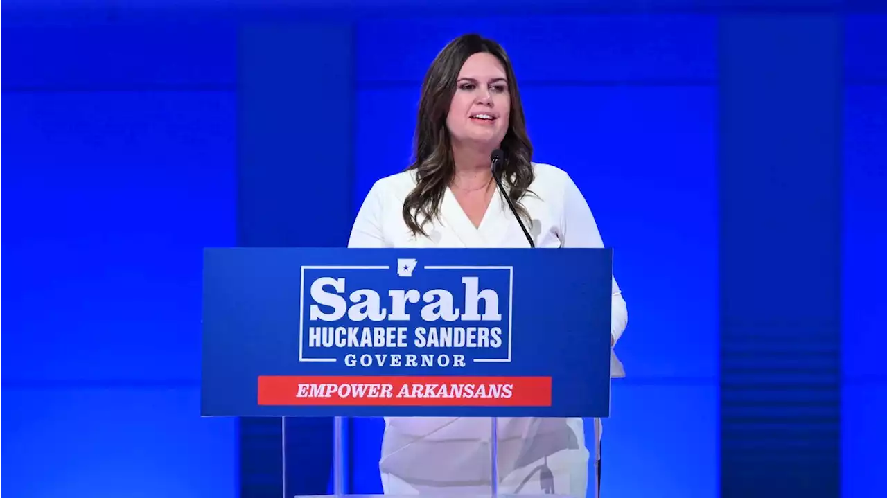 Arkansas' new governor, Sarah Huckabee Sanders, races to sign 165 bills in just 49 days