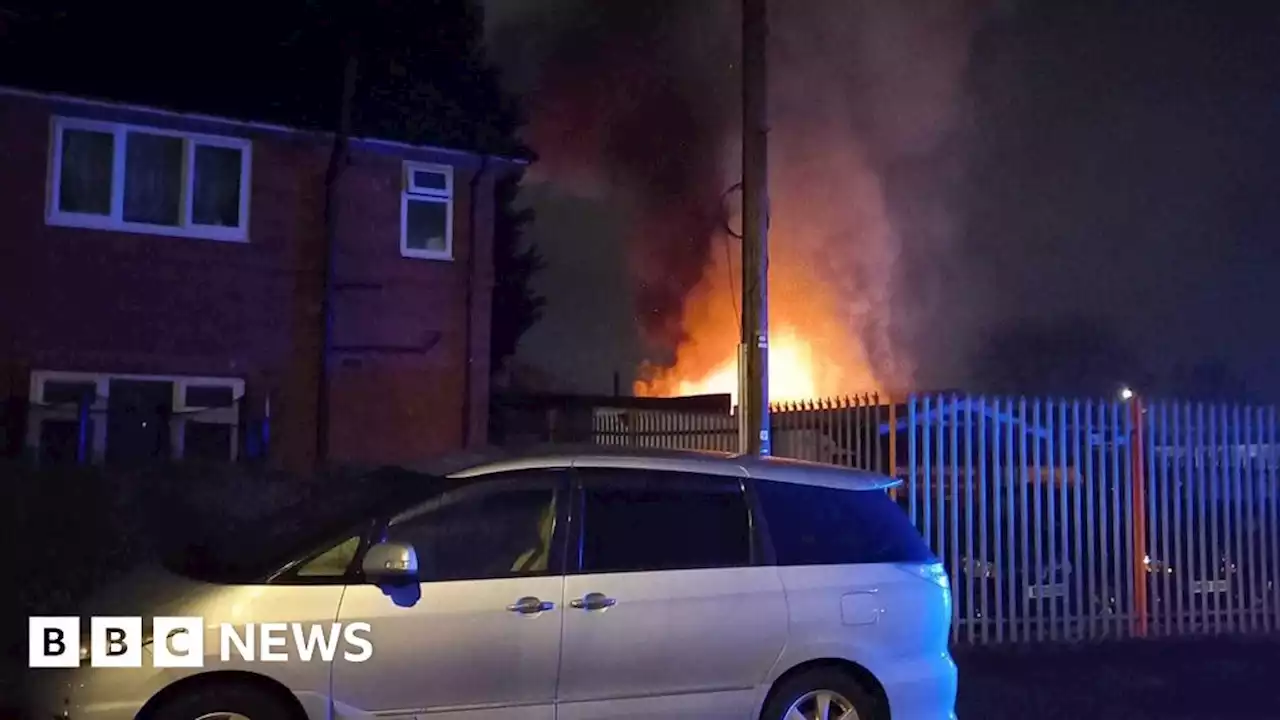 Crews tackle large fire at Bulwell laundrette