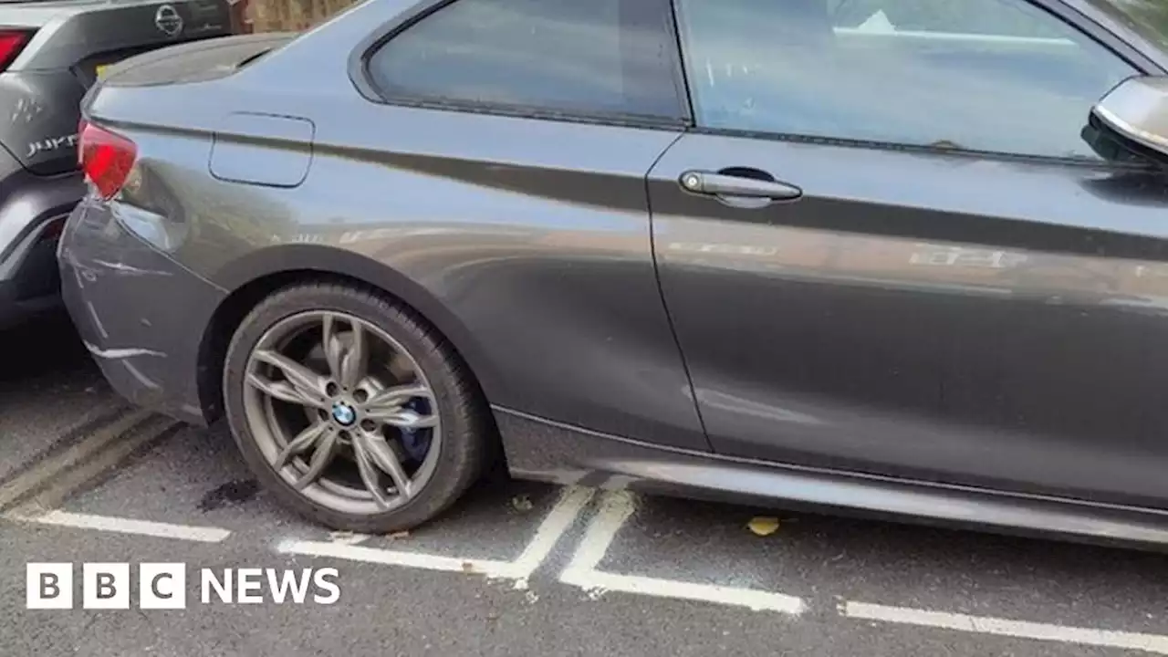 Merton: Disabled parking bay painted around car, driver says