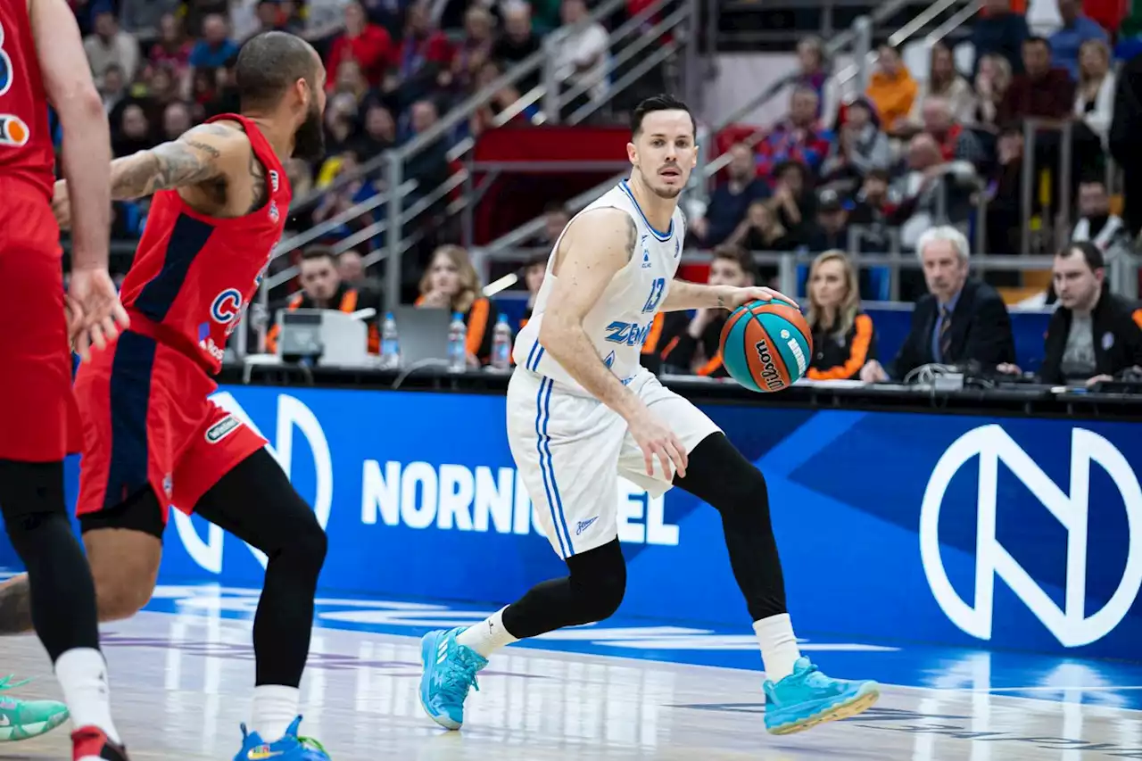 Le Zénith Saint-Pétersbourg privé de Thomas Heurtel et Adrien Moerman pour quelques semaines - BeBasket