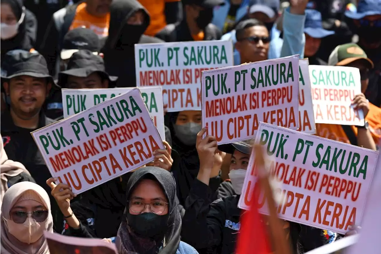 10 Tuntutan Demo Tolak Perppu Cipta Kerja di DPR