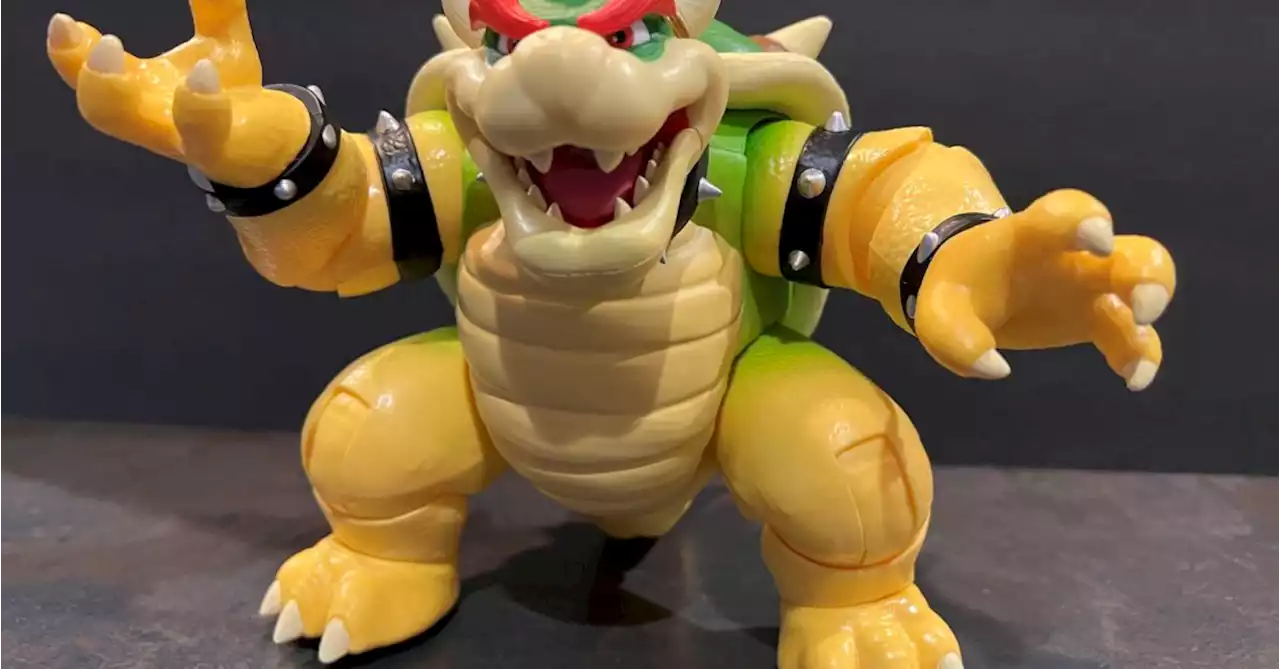 Super Mario Bros Movie Jakks Bowser Figure Breathes Fire And It Rules