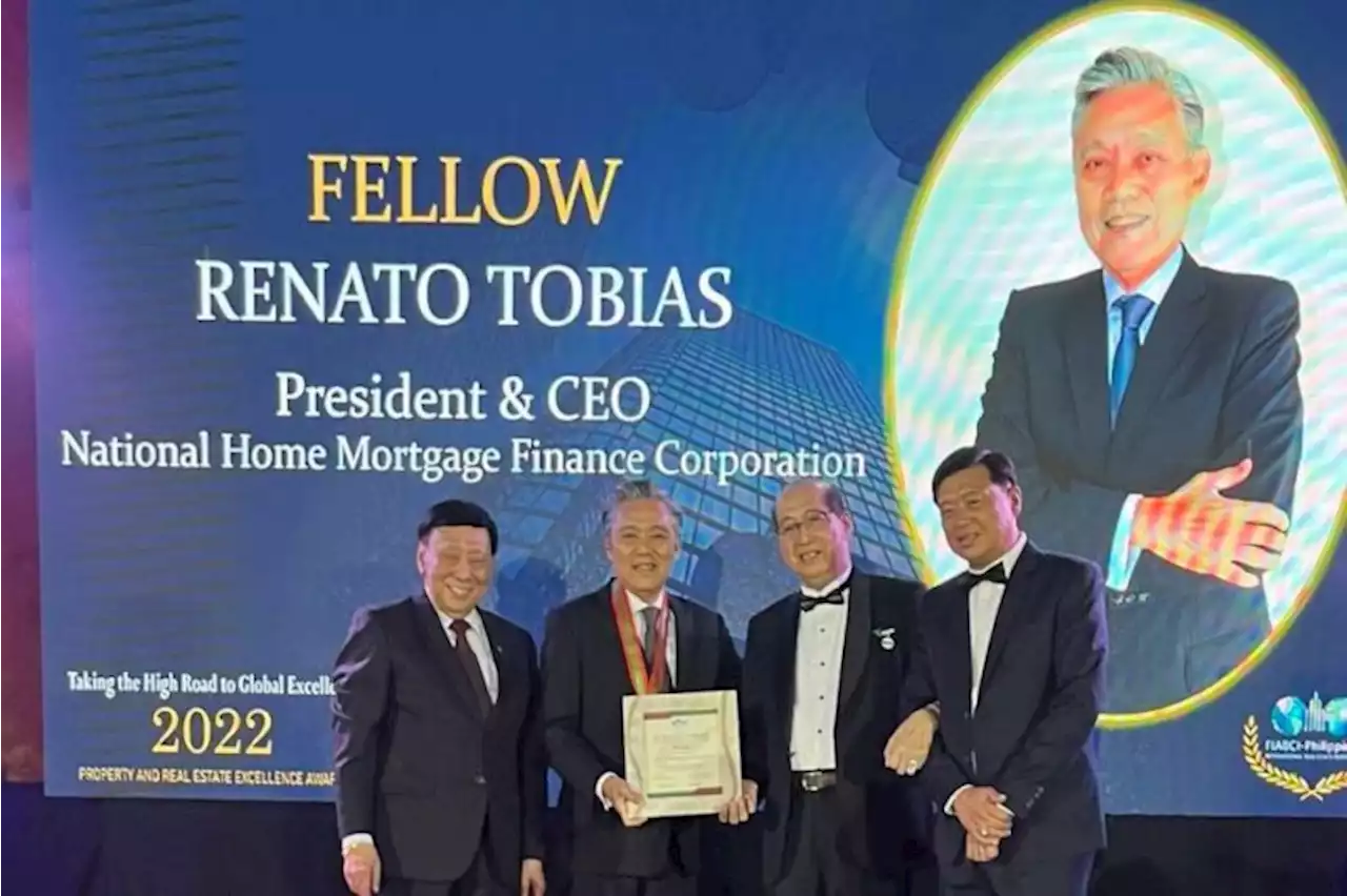 NHMFC president feted as Fellow in Real Estate Management | BMPlus