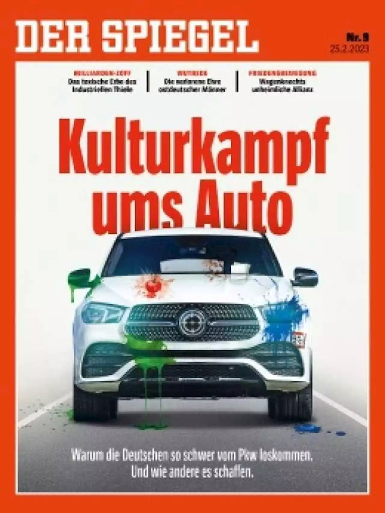 Une du jour. La voiture, “un combat de civilisation” en Allemagne