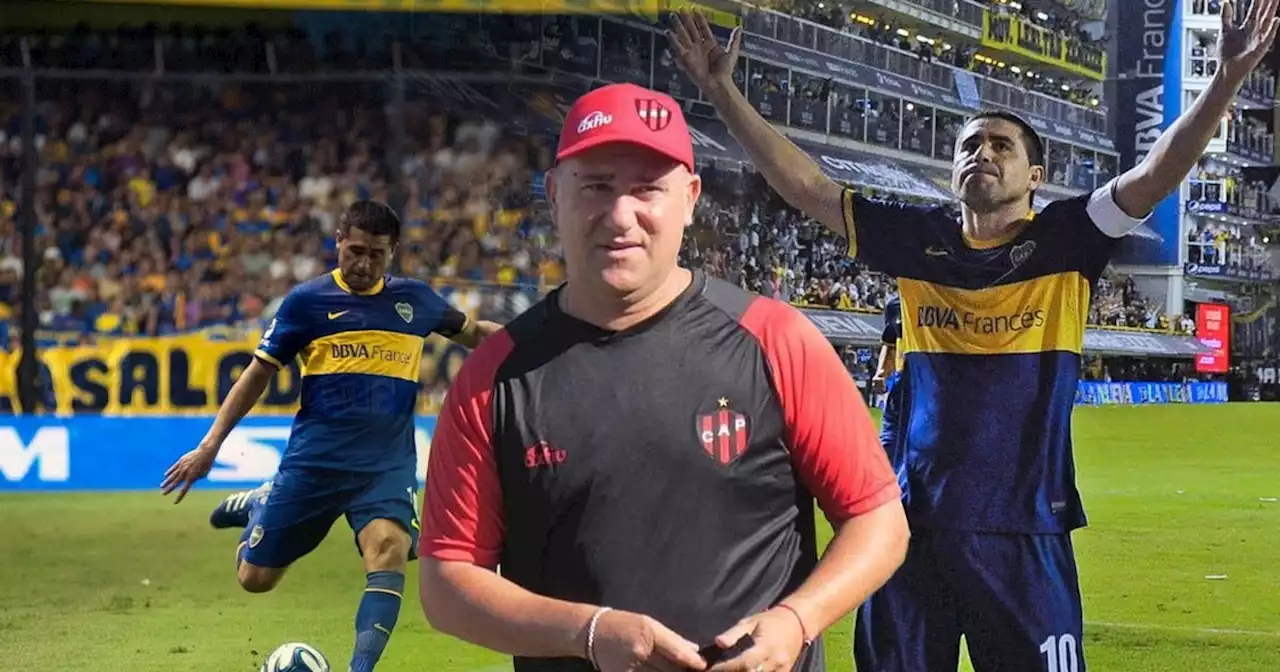 El vínculo del DT de Patronato con ¡Juan Román Riquelme!