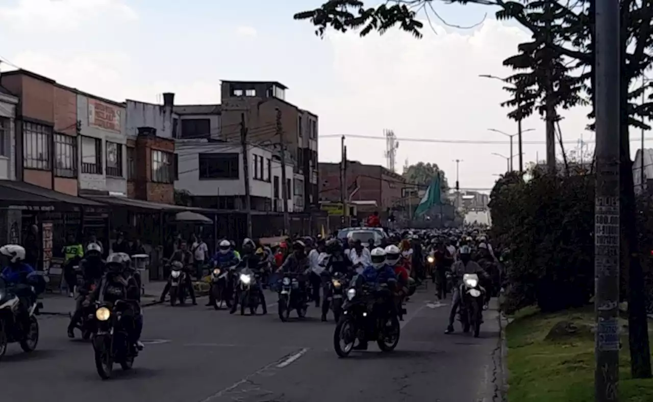 Se levantó la movilización de motociclistas en Bogotá