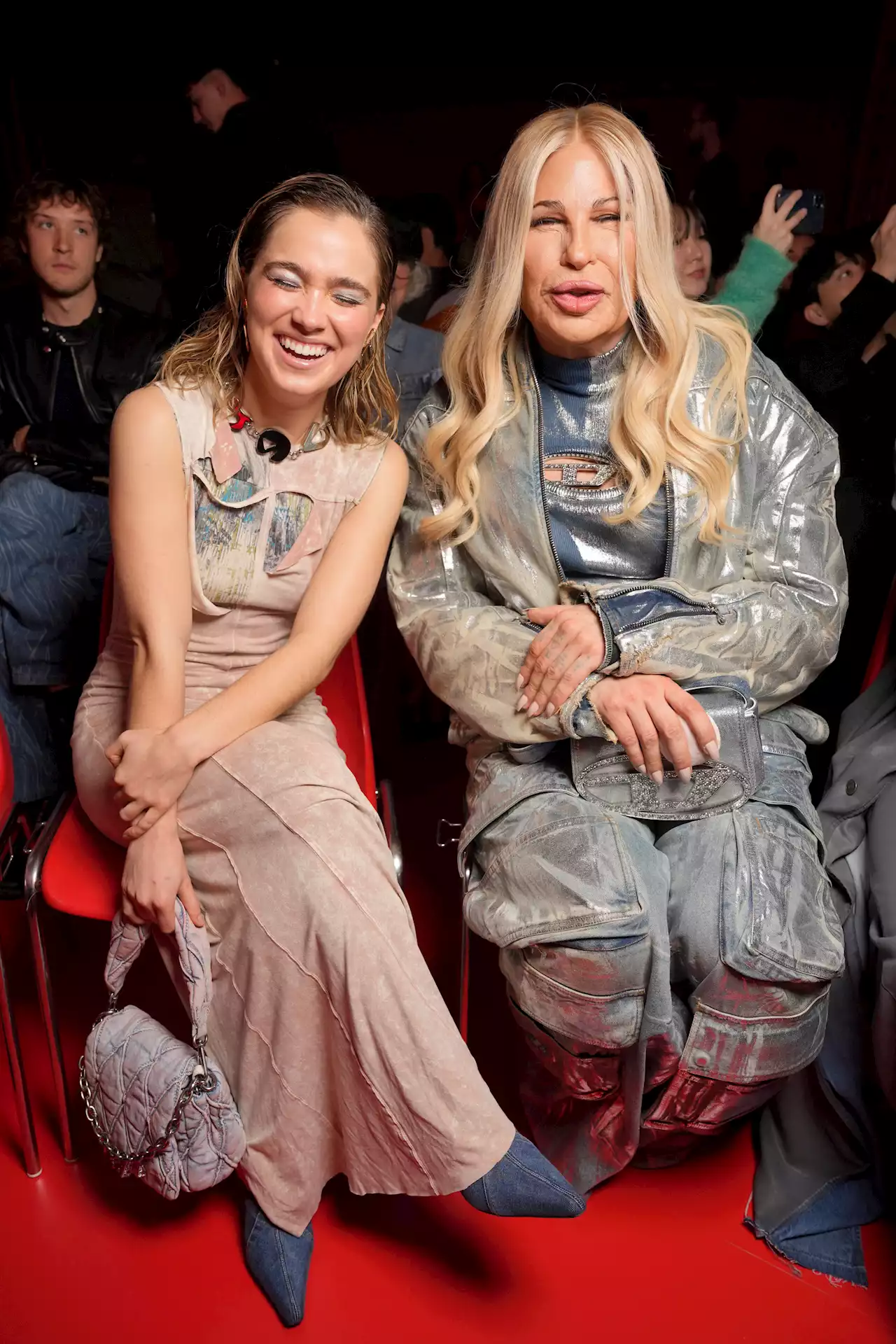 A Fake Jennifer Coolidge at Diesel + More Milan Fashion Week Moments