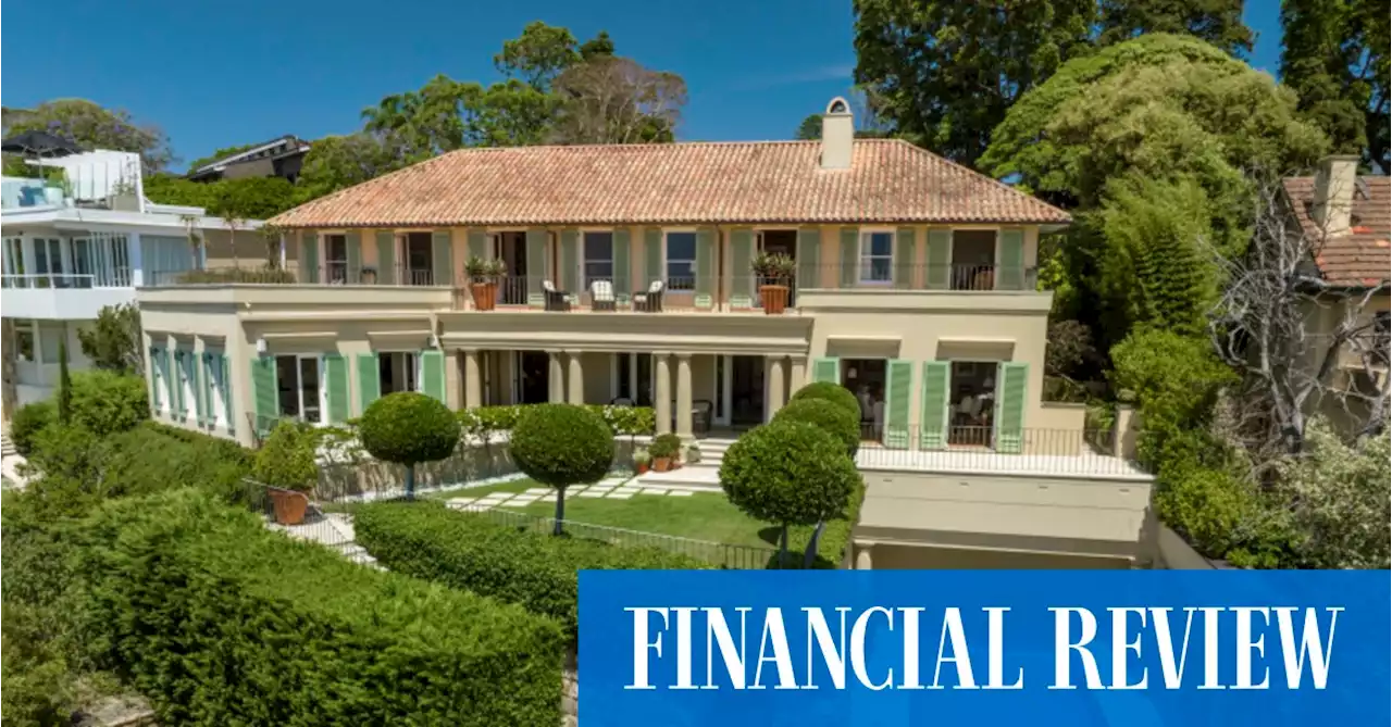 Veteran investment banker scores near $30m for Bellevue Hill home