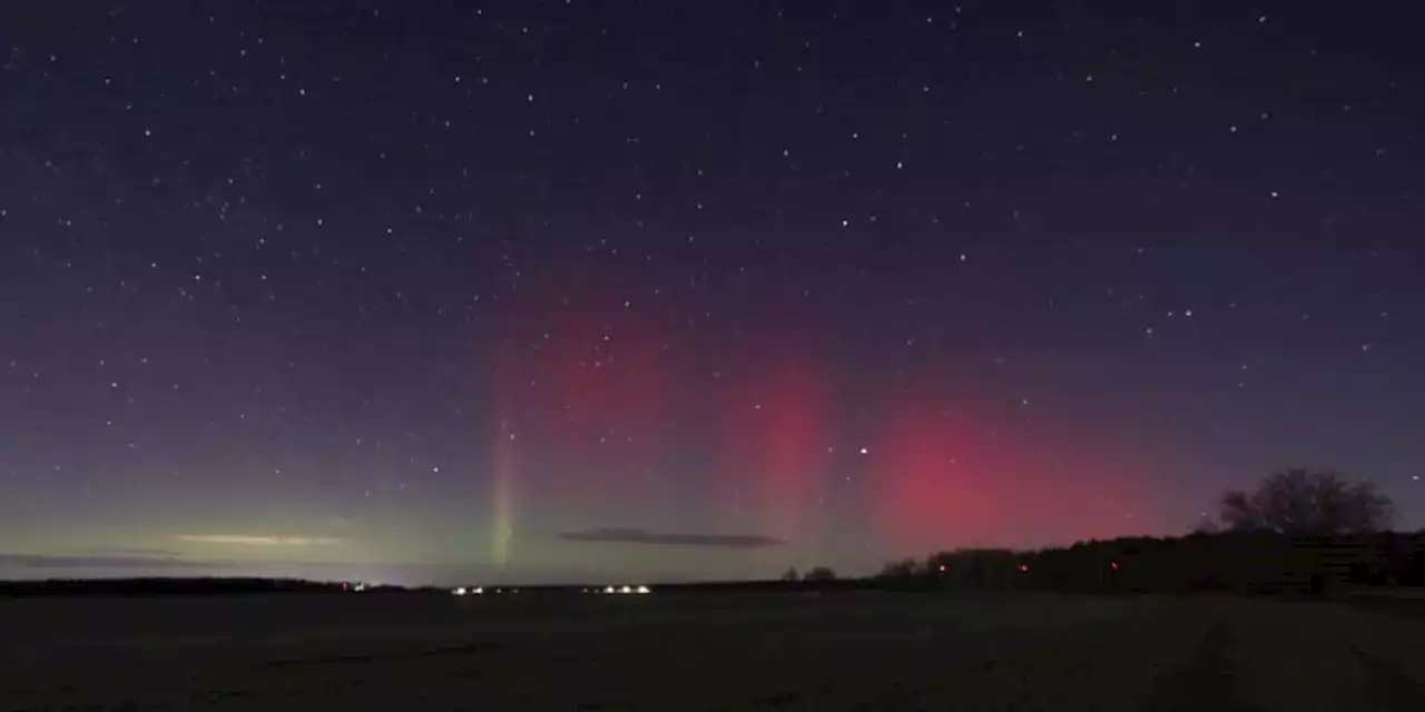 Wetter-Phänomen: Polarlichter leuchten über Teilen von Deutschland