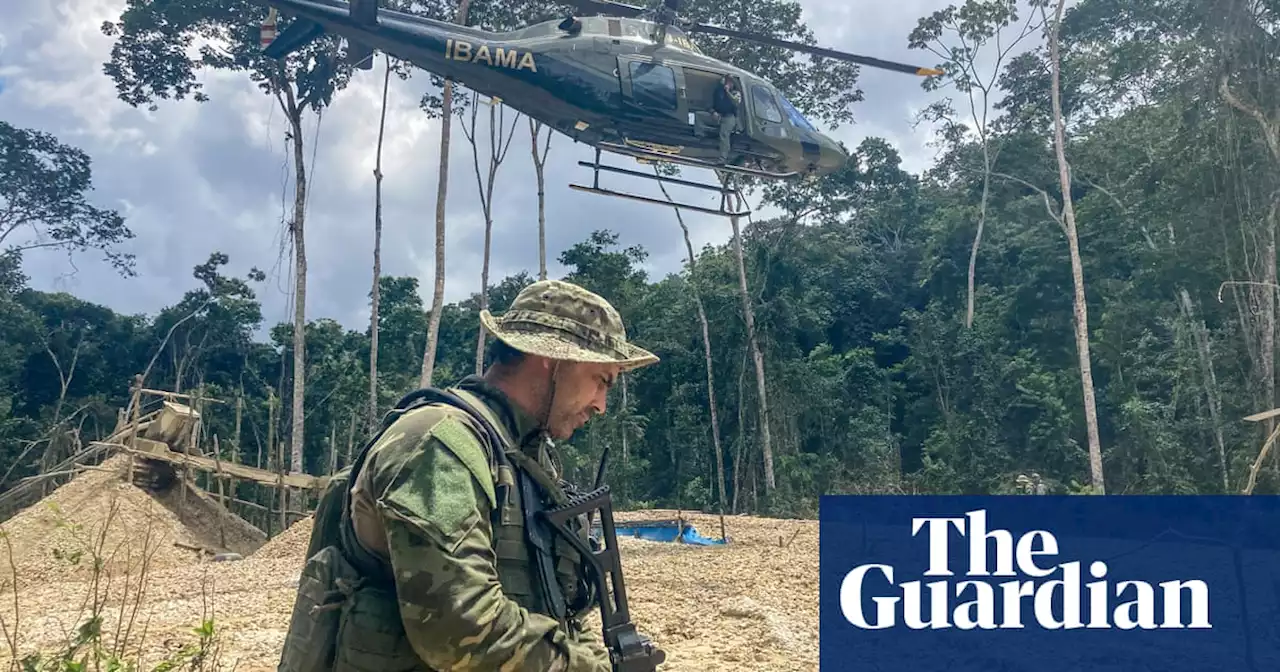 ‘A war society doesn’t see’: the Brazilian force driving out mining gangs from Indigenous lands