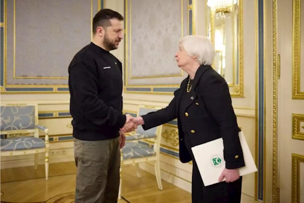 Yellen in surprise visit to Kyiv to reaffirm US economic aid to Ukraine