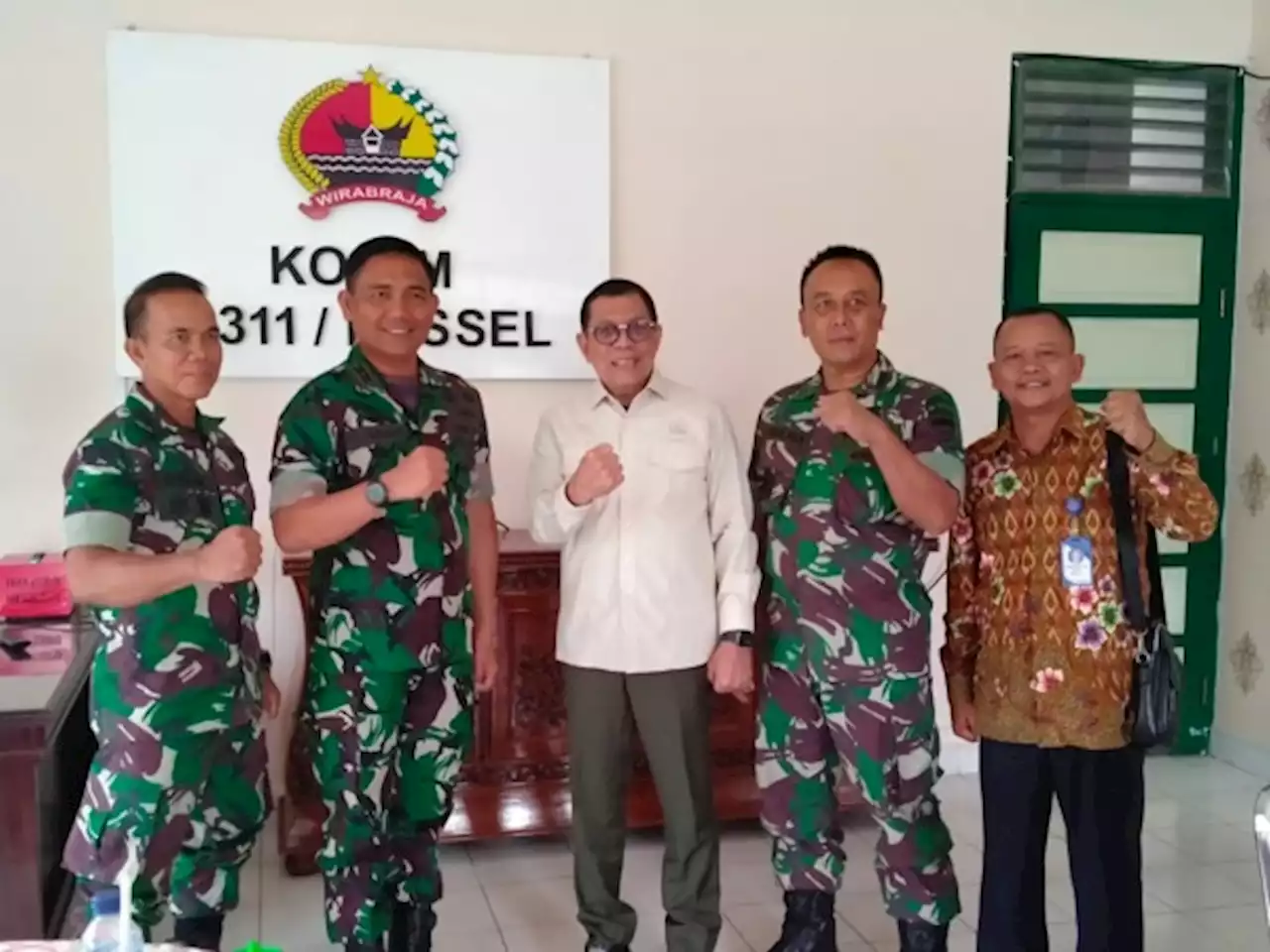 Tampung Aspirasi, Darizal Basir Kunjungi Makodim 0311 Pesisir Selatan