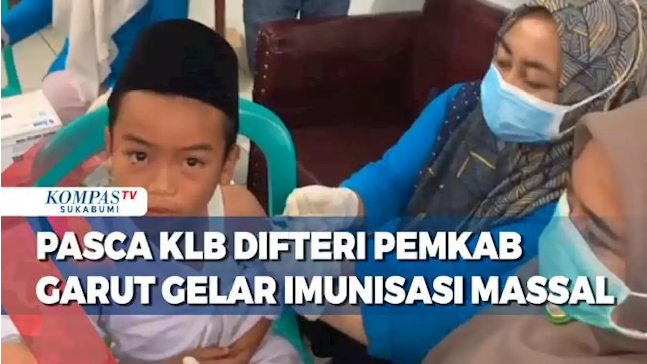 Pasca KLB Difteri Pemkab Garut Gelar Imunisasi Massal