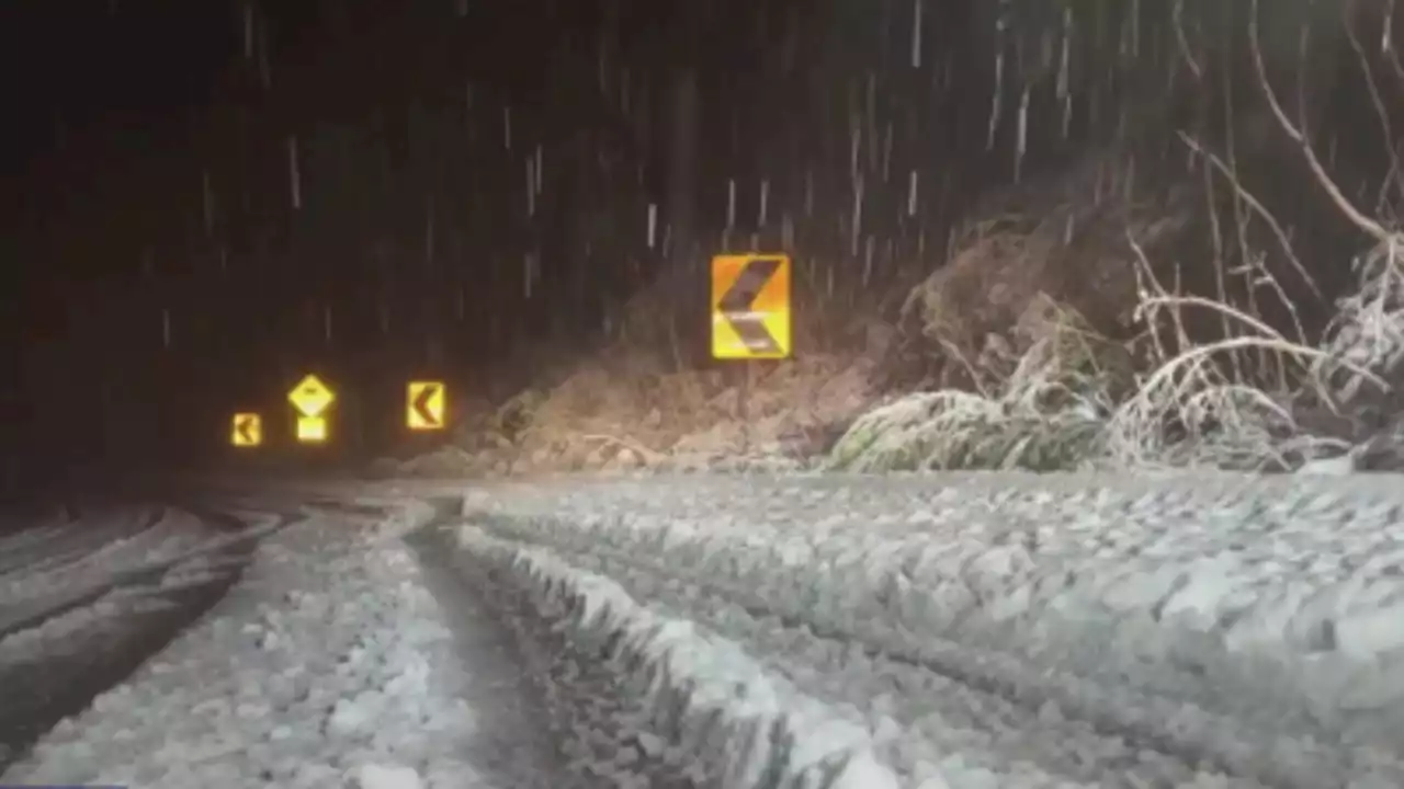 Monday rainstorm leaves some South Bay roadway flooded; mountains get sleet