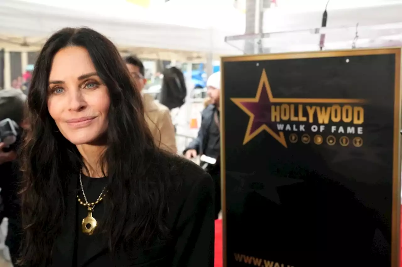 Walk of Fame star for Courteney Cox unveiled on Hollywood Boulevard