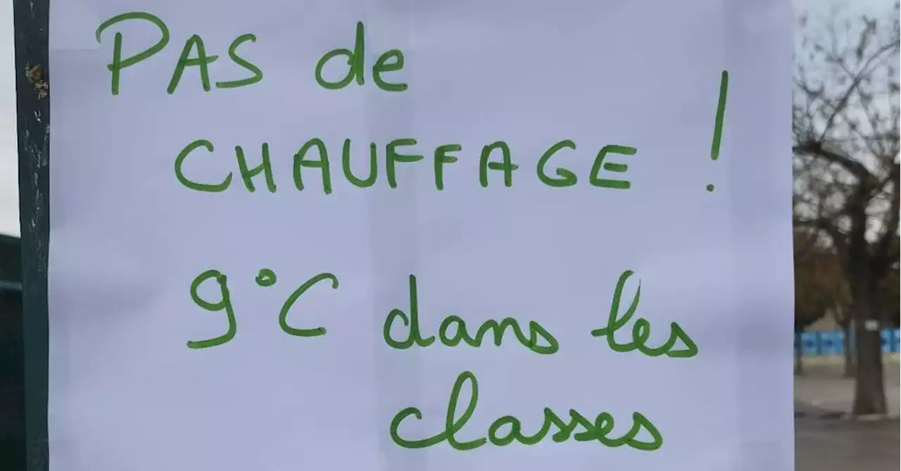 Marignane : neuf degrés dans les classes, ils repartent avec leurs enfants