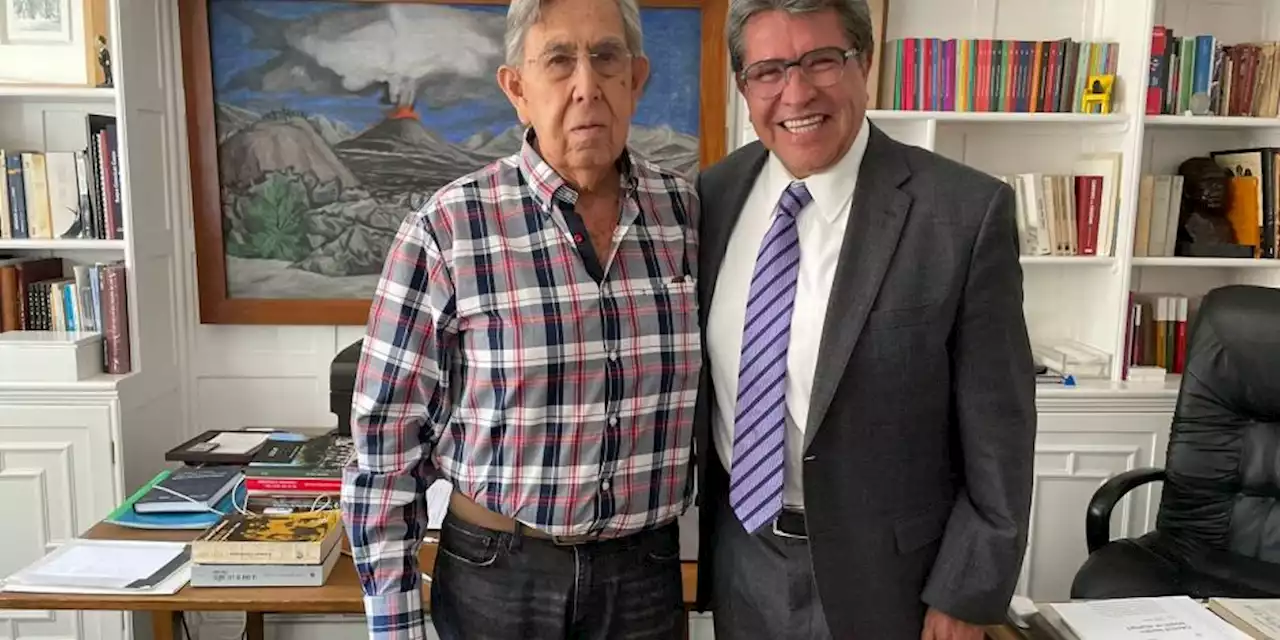 Ricardo Monreal y Cuauhtémoc Cárdenas se reúnen; “la República nos necesita”, afirma senador