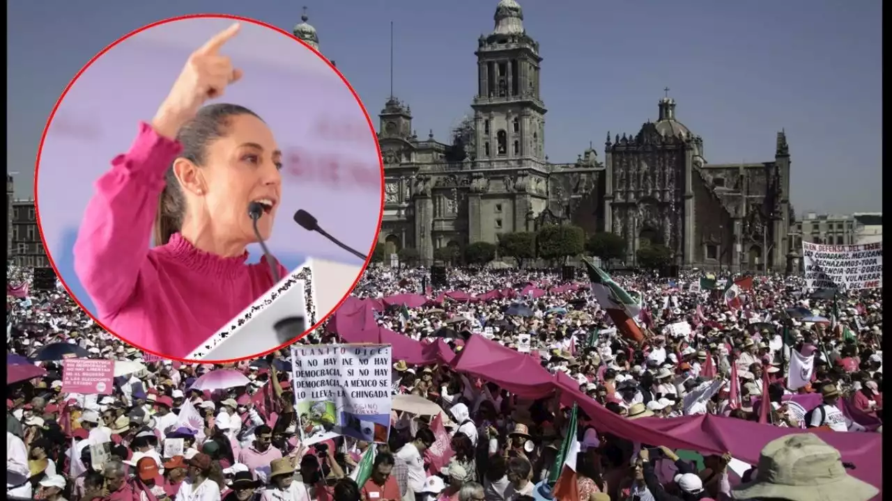 ¿Qué dijo Claudia Sheinbaum sobre la manifestación en defensa del INE?