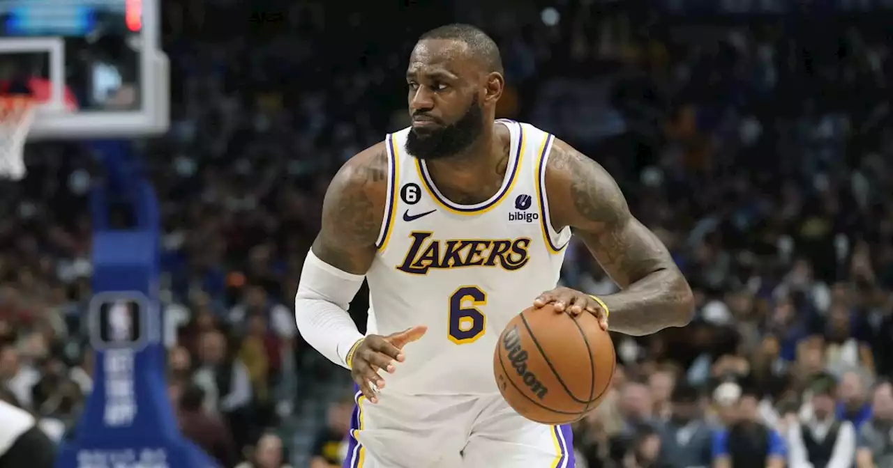 LeBron James to miss Lakers' game Tuesday at Memphis because of foot injury