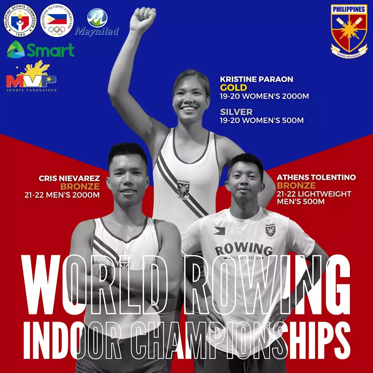 PH rowers shine in world indoor meet