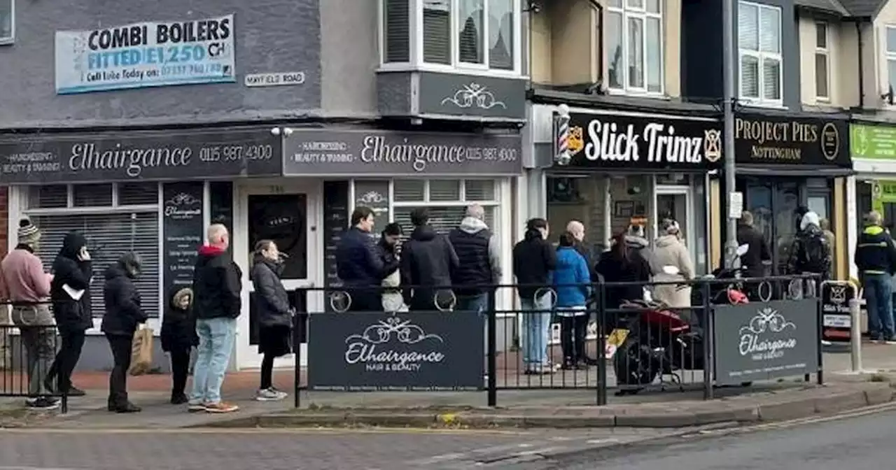 Queues down the road as man opens pie shop after lockdown success