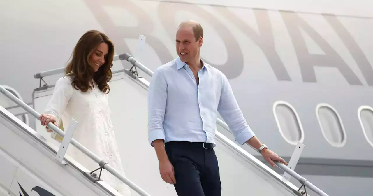 William and Kate had 'close call' on plane in 'hair-raising moment'