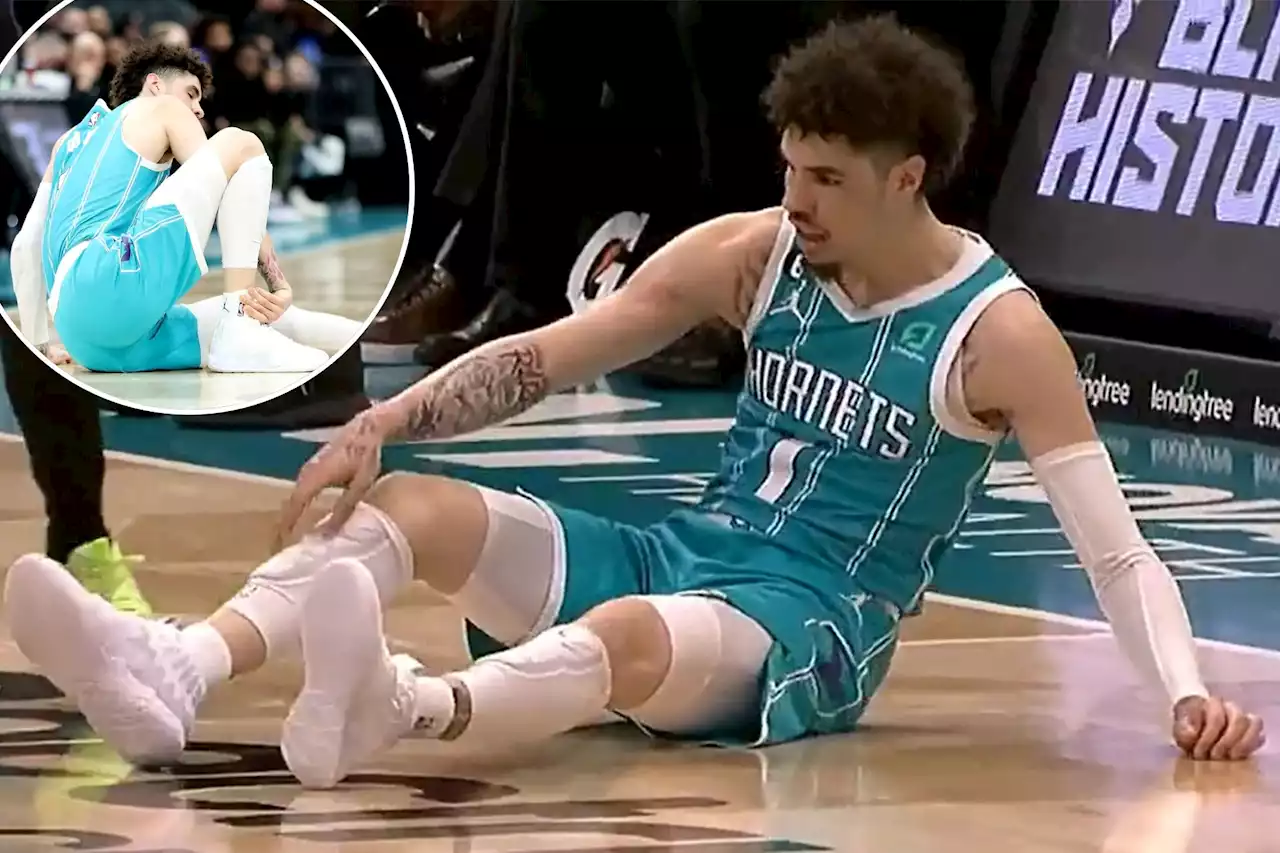 Hornets’ LaMelo Ball suffers devastating ankle injury as brutal luck continues