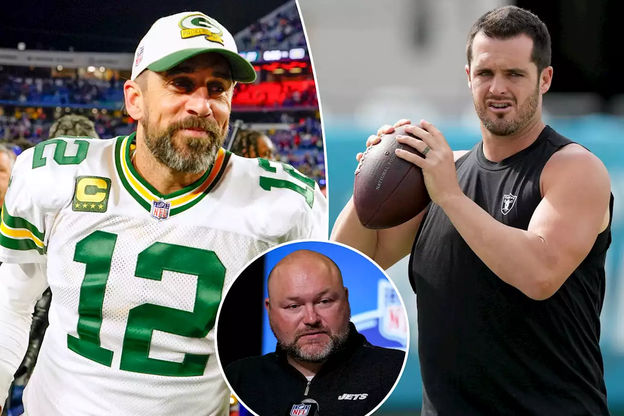 Jets GM Joe Douglas won’t rush quarterback decision after ‘fantastic’ Derek Carr visit