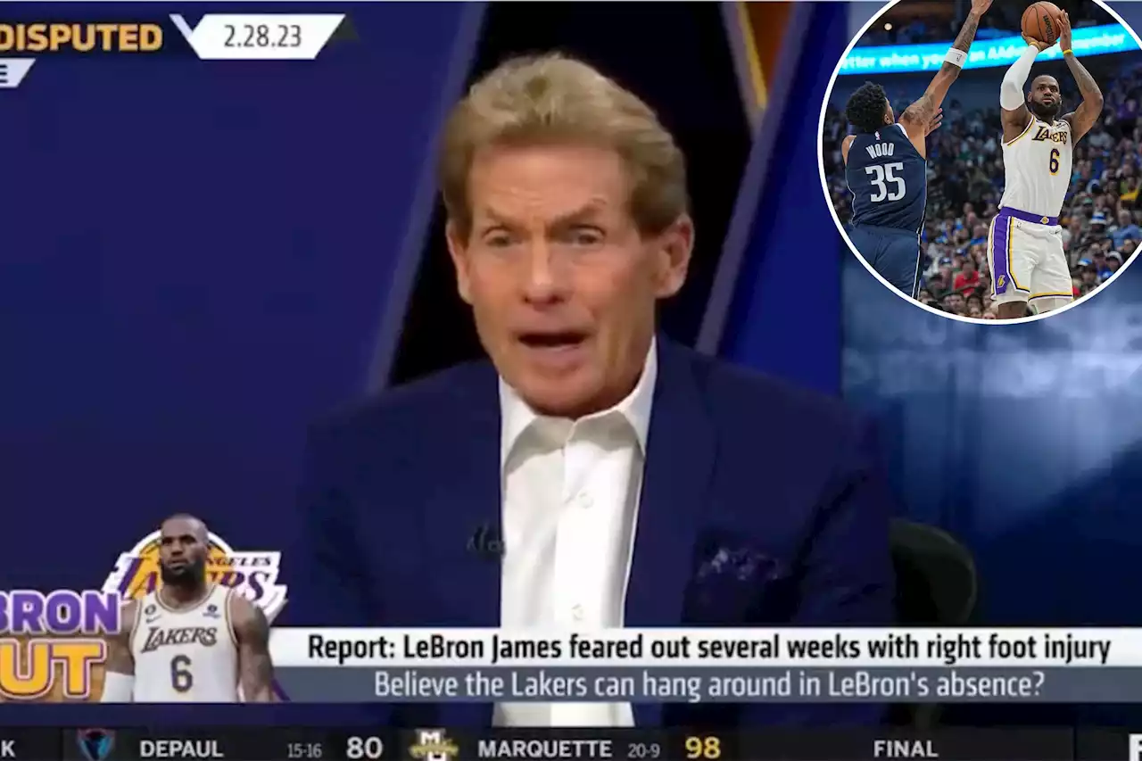 Skip Bayless convinced LeBron James is ‘lying’ about injury