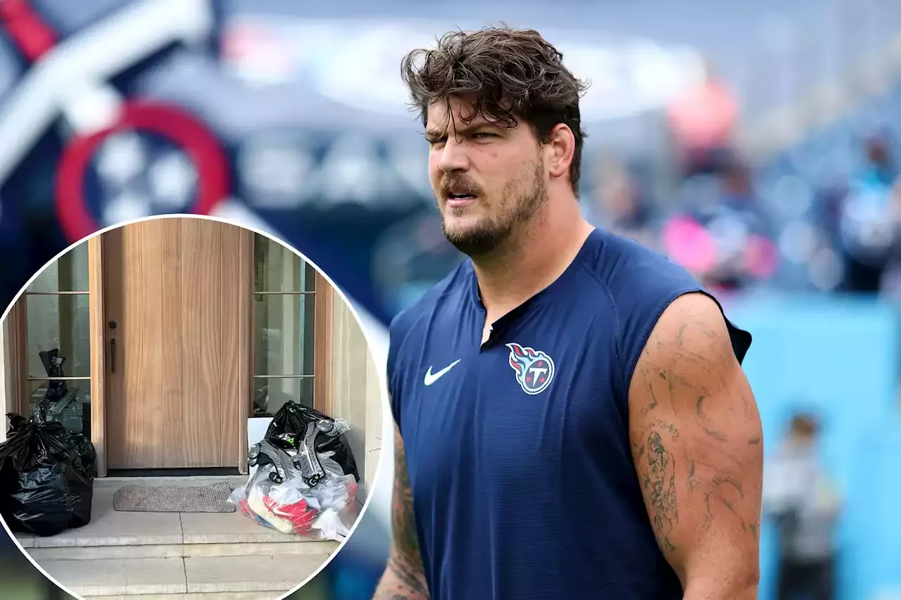 Taylor Lewan Claims Titans Dumped His Equipment On Porch After Release