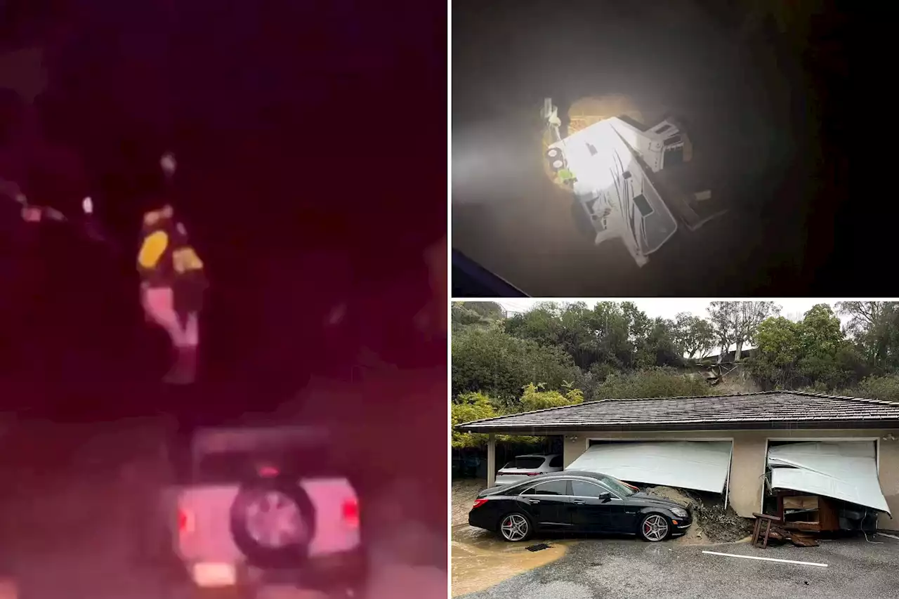 Wild videos capture extreme damage from historic California storm