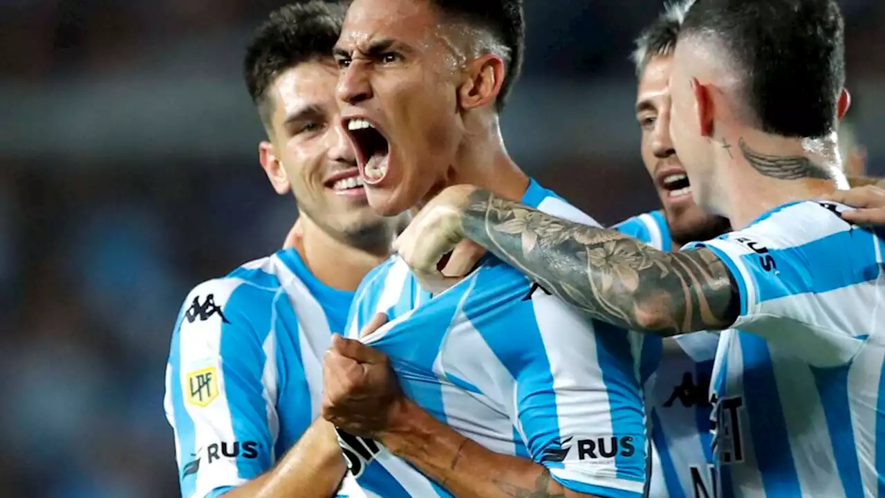 Liga Profesional: Racing le quitó el invicto a Lanús, que sigue arriba | El equipo de Gago superó al de Kudelka, que ahora comparte cima con San Lorenzo, Talleres y Defensa