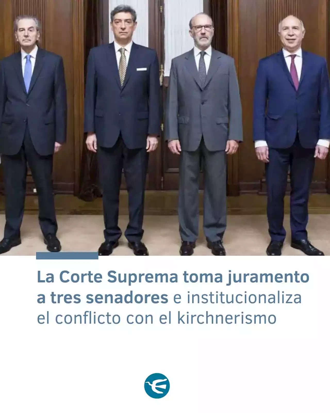 La Corte toma juramento a tres senadores y refuerza el conflicto con el kirchnerismo