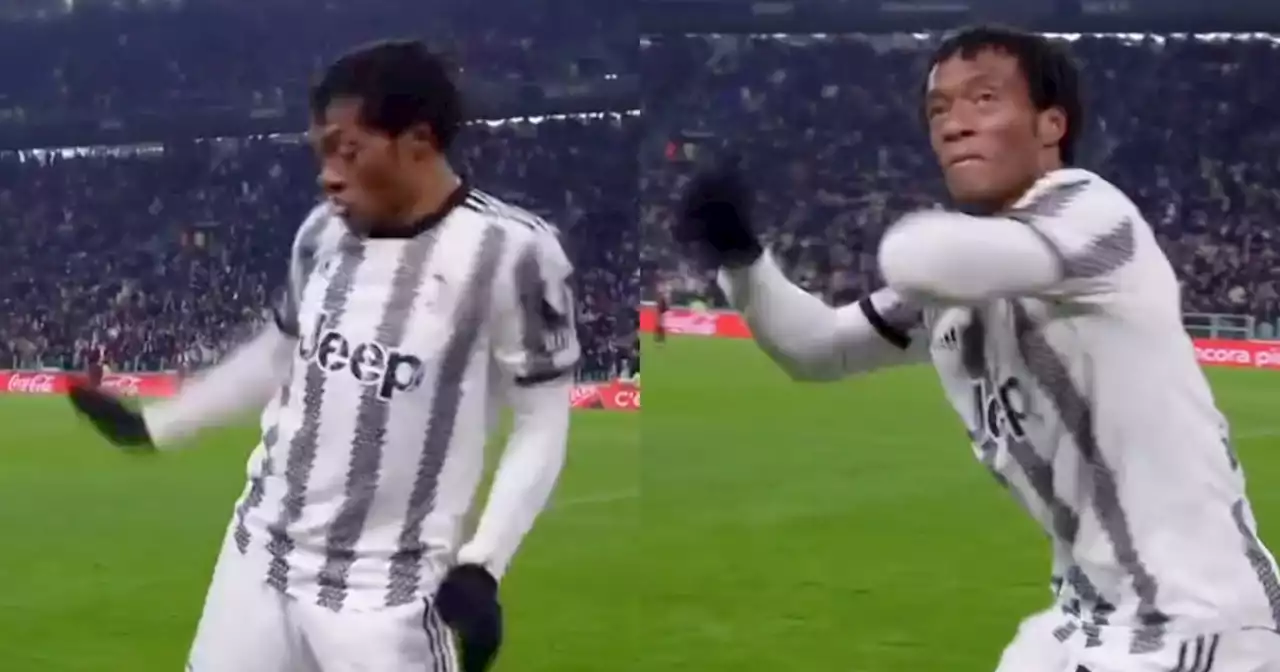 Sacó los prohibidos: Cuadrado volvió al gol con Juventus y su celebración se robó el show