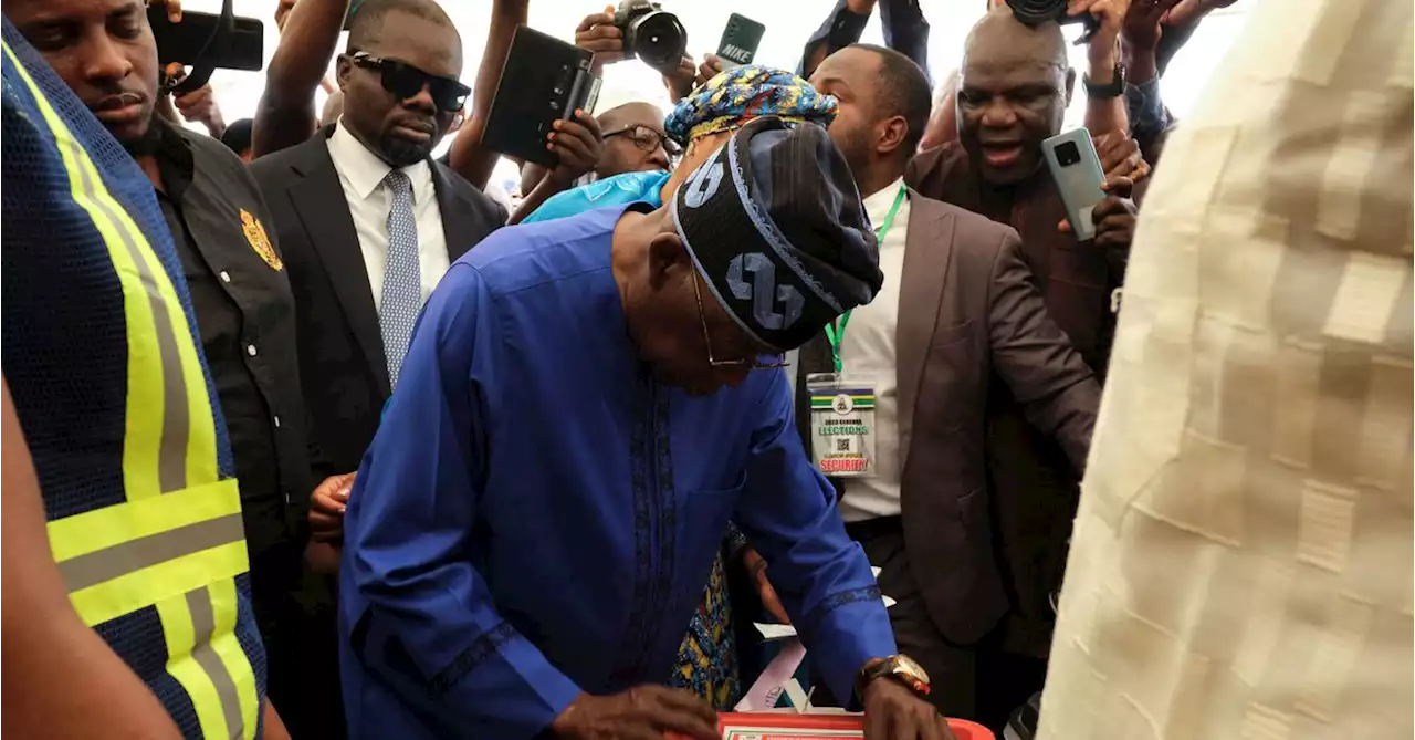 Partial results of disputed Nigeria election show Tinubu in lead