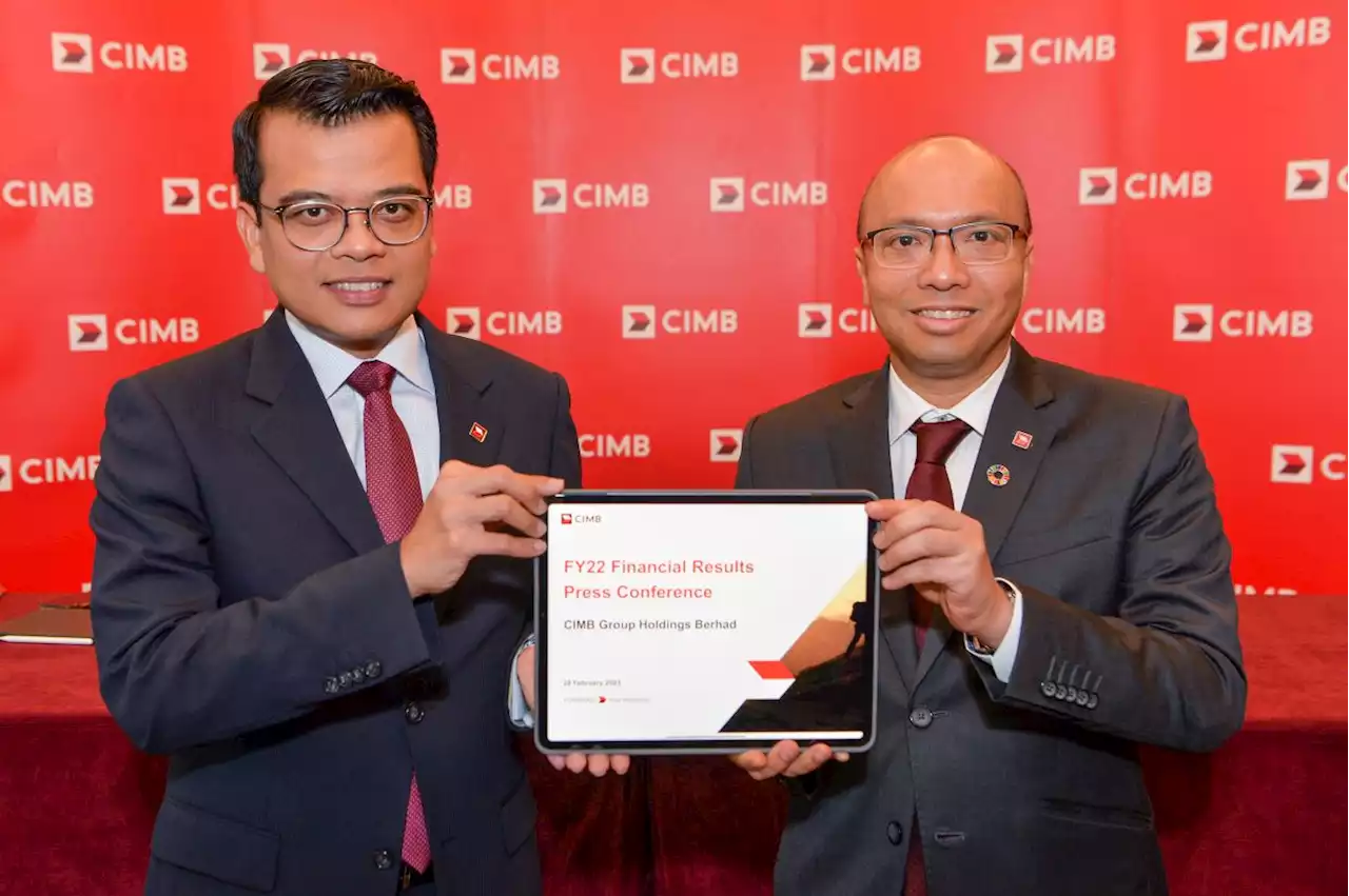 CIMB records FY22 net profit of RM5.4bil, declares 13 sen dividend