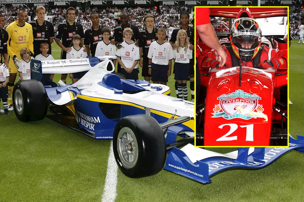 Liverpool won a title and Spurs even got a trophy - when football and Formula 1 combined