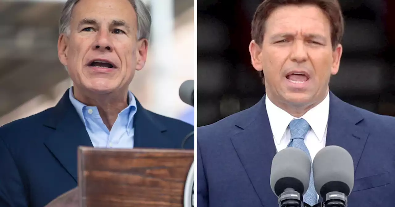 As 2024 nears, Florida Gov. Ron DeSantis looms large over Gov. Greg Abbott in Texas