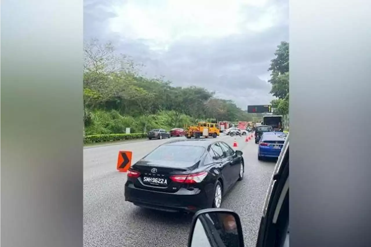 SBS Transit bus driver trapped in seat in SLE accident; 9 people taken to hospital