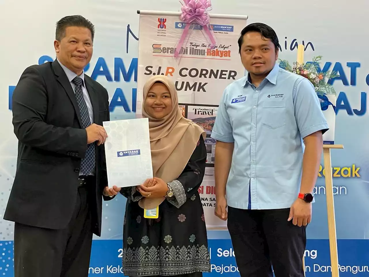 Yayasan Bank Rakyat sumbang RM100,00 untuk BAP di UMK