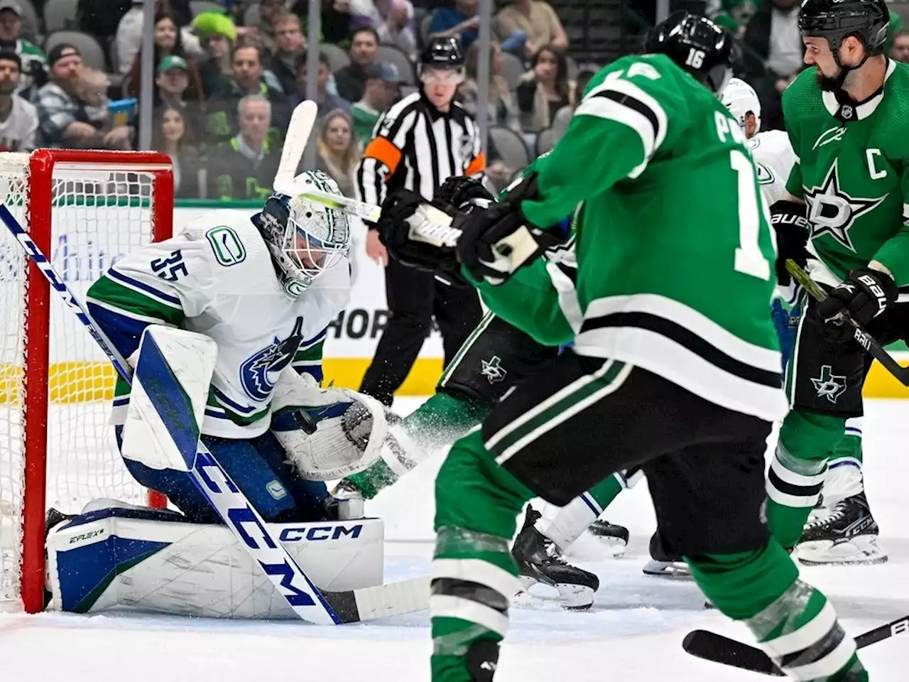 Canucks 5, Stars 4 (OT): Thatcher Demko's big effort in Big D was a big deal